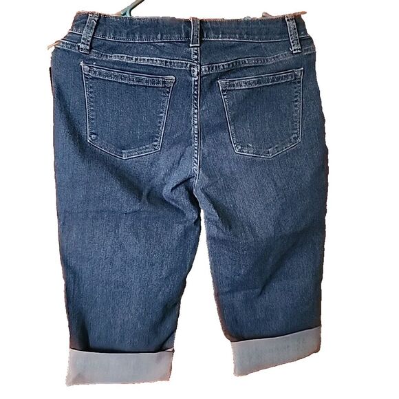 Lee Riders Size 6M Blue Mid Rise‎ Capri Straight Leg Denim Womens - Picture 2 of 16